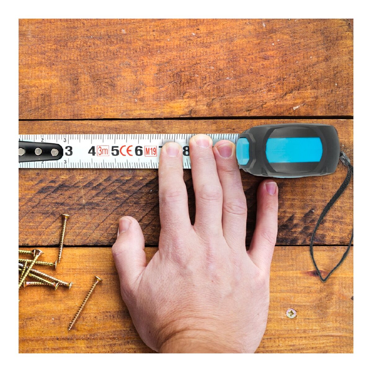 Рулетка Ferrestock HQ 8 m x 25 mm Нейлон